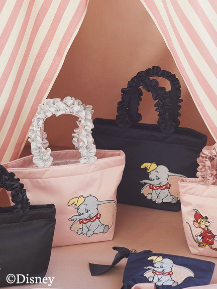 Dumboフリルハンドルトートバッグ