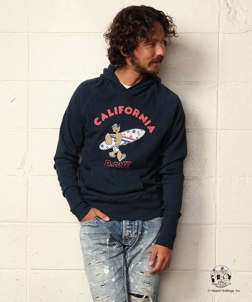 POPEYE(R)×TMT PULLOVER HOODIE(CALIFORNIA)TSWS19PE01
