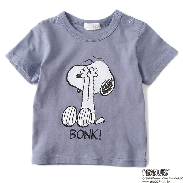 PEANUTSコラボスヌーピープリントTシャツ2