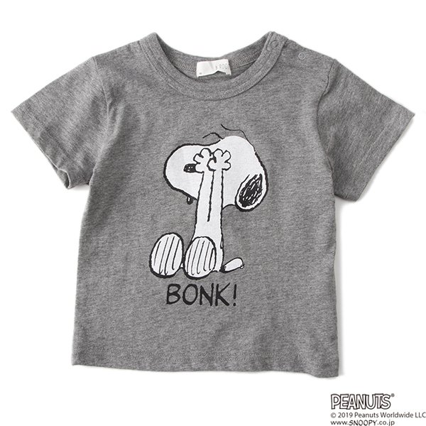 PEANUTSコラボスヌーピープリントTシャツ4