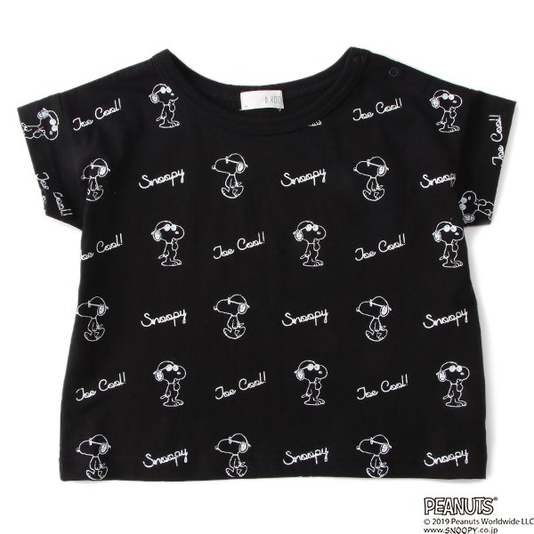 PEANUTSコラボスヌーピープリントTシャツ8