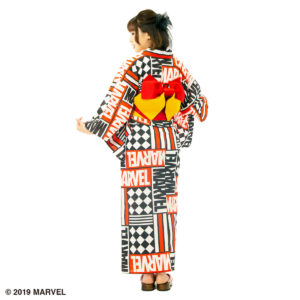 浴衣　MARVELロゴ５