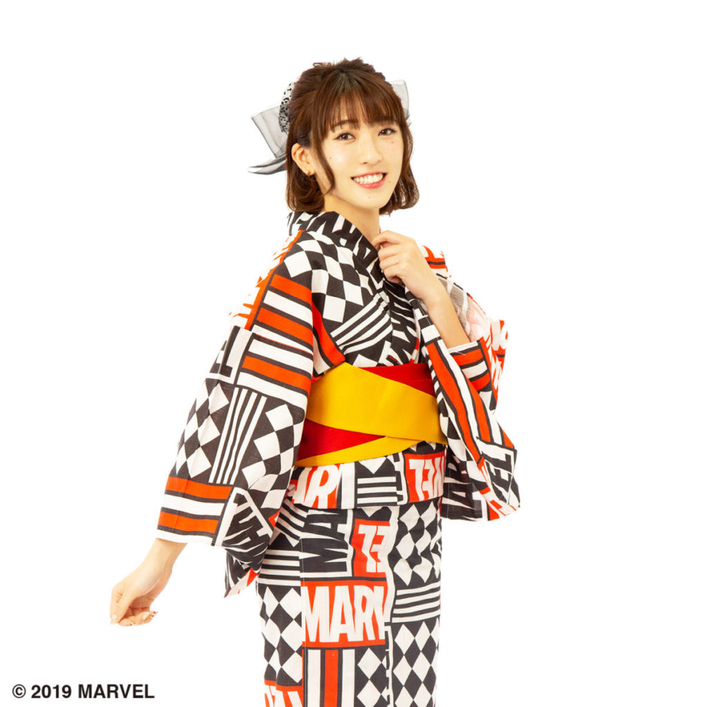 浴衣 MARVELロゴ1