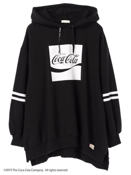 Coca-Cola/earthロゴパーカー4
