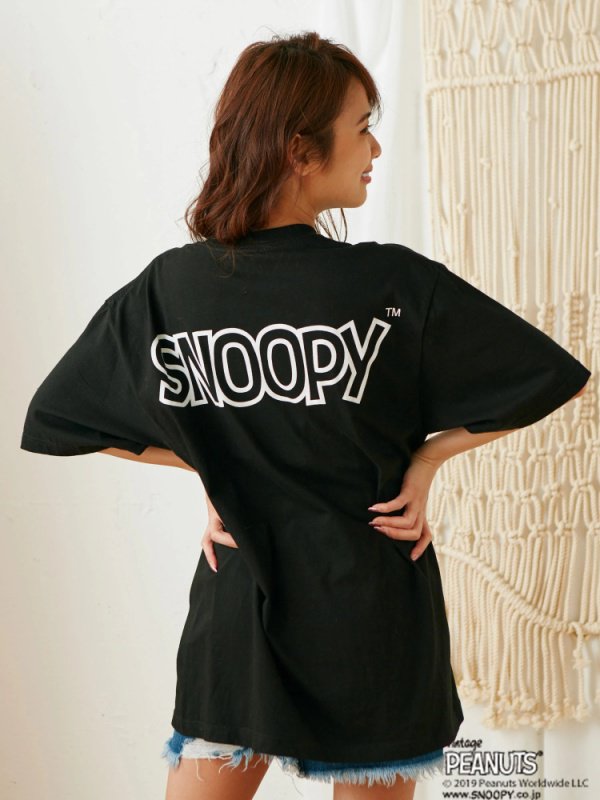 スヌーピーオーバーTシャツ4