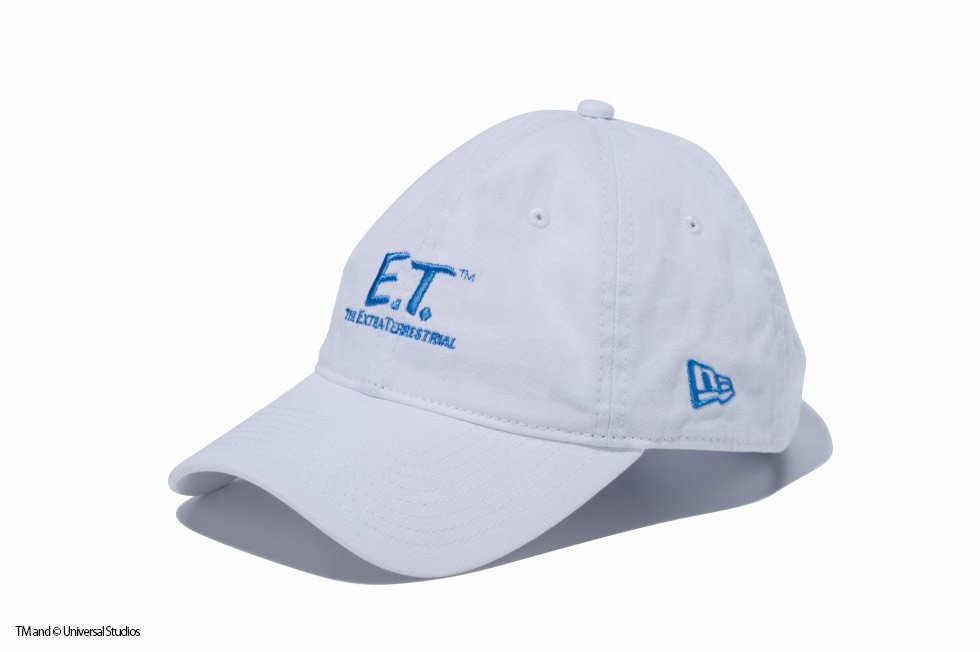 9THIRTY クロスストラップ E.T. イーティー ロゴ ホワイト × ブルームーン