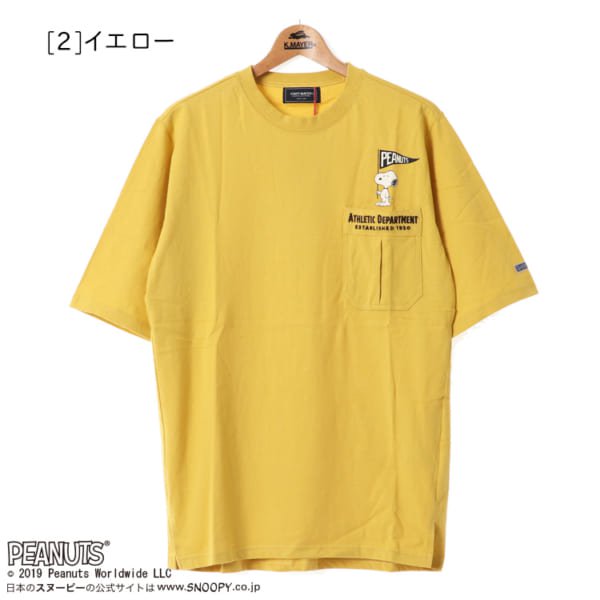 SNOOPY 5分袖 ゆる チュニック Tシャツ6
