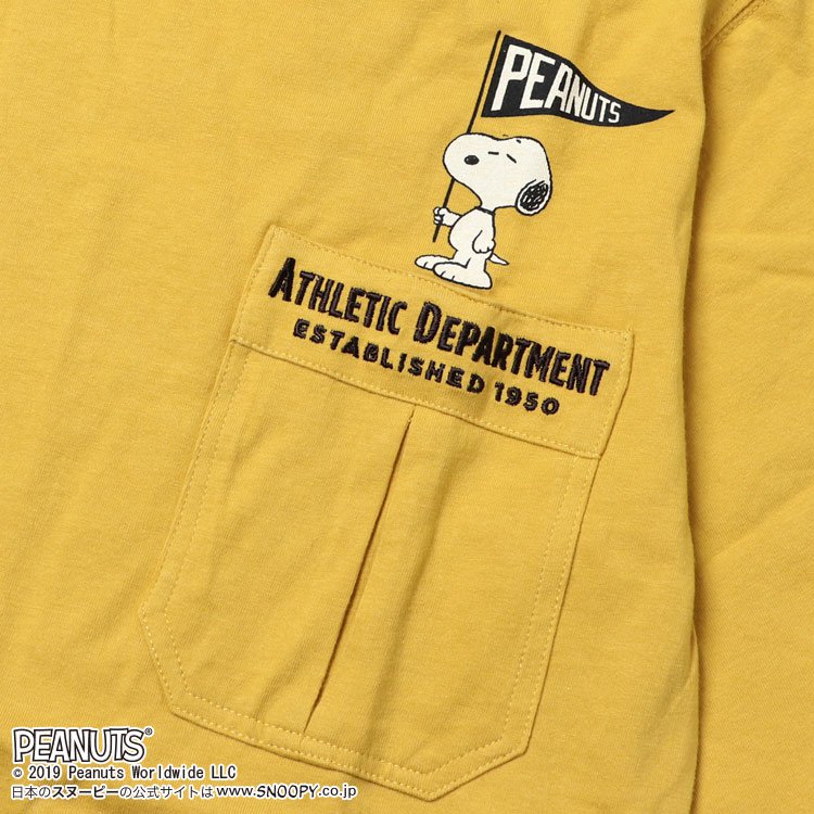 SNOOPY 5分袖 ゆる チュニック Tシャツ3