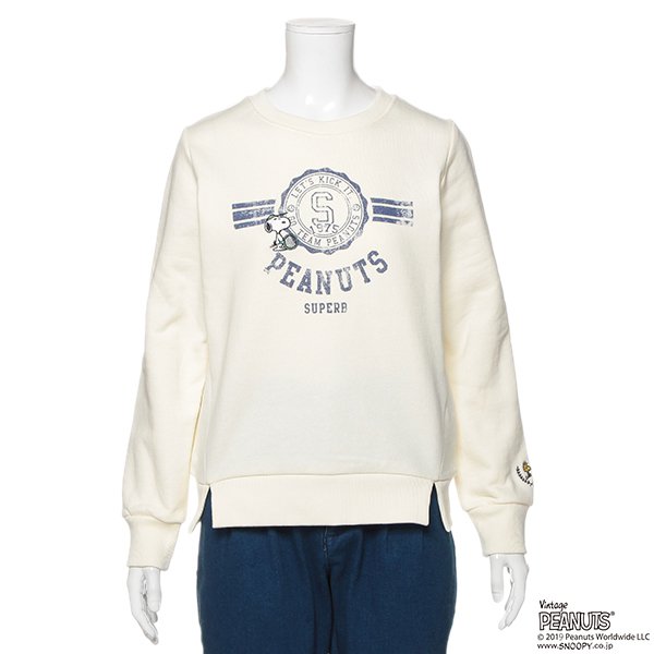 カレッジロゴ裏毛トレーナー2