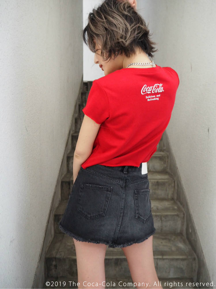 ボトルデザインショートTシャツ２