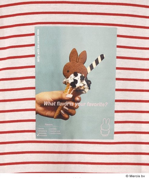 miffy×wcloset アイスフォトTee4