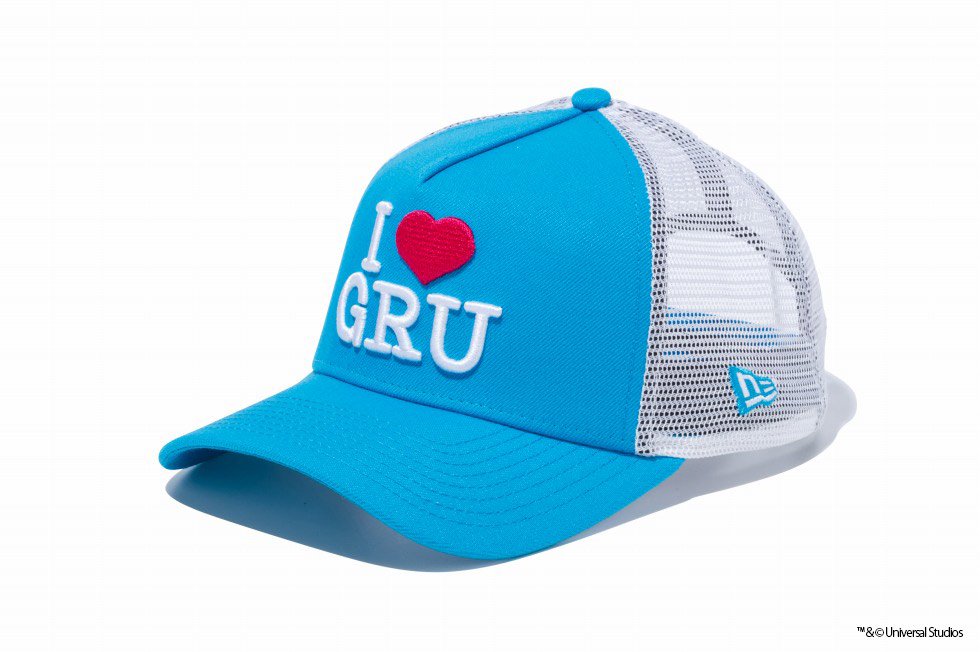 9FORTY A-Frame トラッカー ミニオン アイラブ グルー ブライトターコイズ