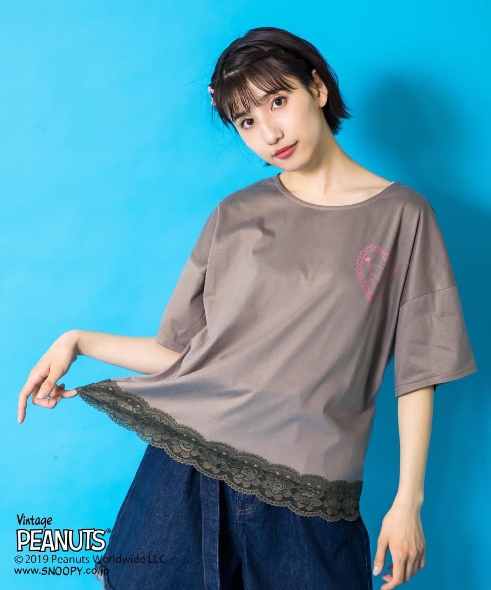 ハートのピーナッツT