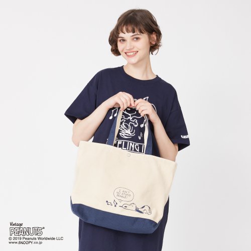 SNOOPY×Laundry FEELING ITトートバッグ2