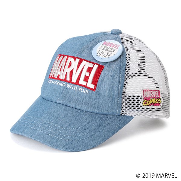 MARVEL 缶バッチつきメッシュキャップ