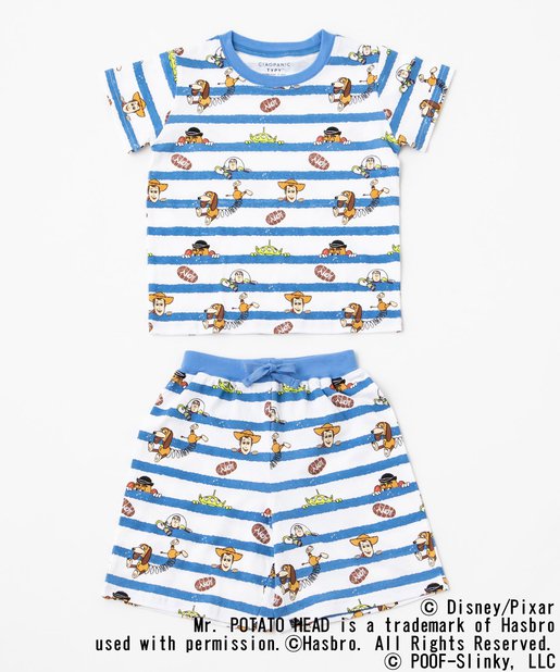 トイ・ストーリー ボーダー柄ルームウェア