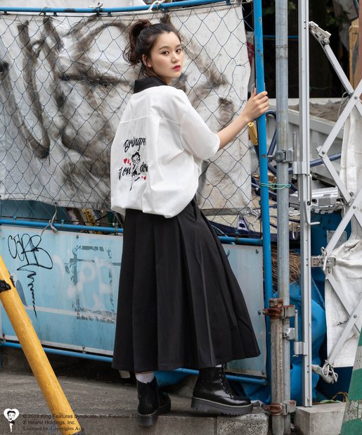 ベティー オープンカラーシャツ