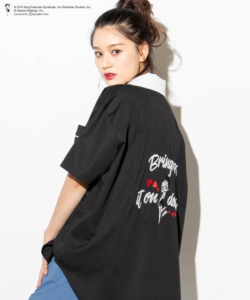 ベティー オープンカラーシャツ2