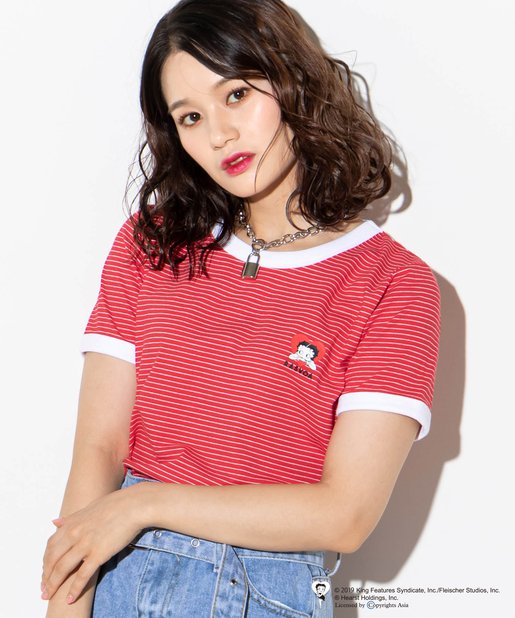 ベティー ボーダーチビTシャツ3