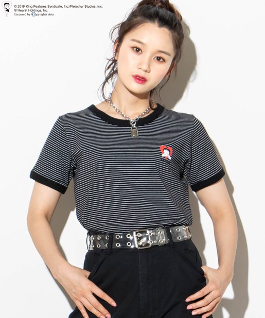 ベティー ボーダーチビTシャツ2