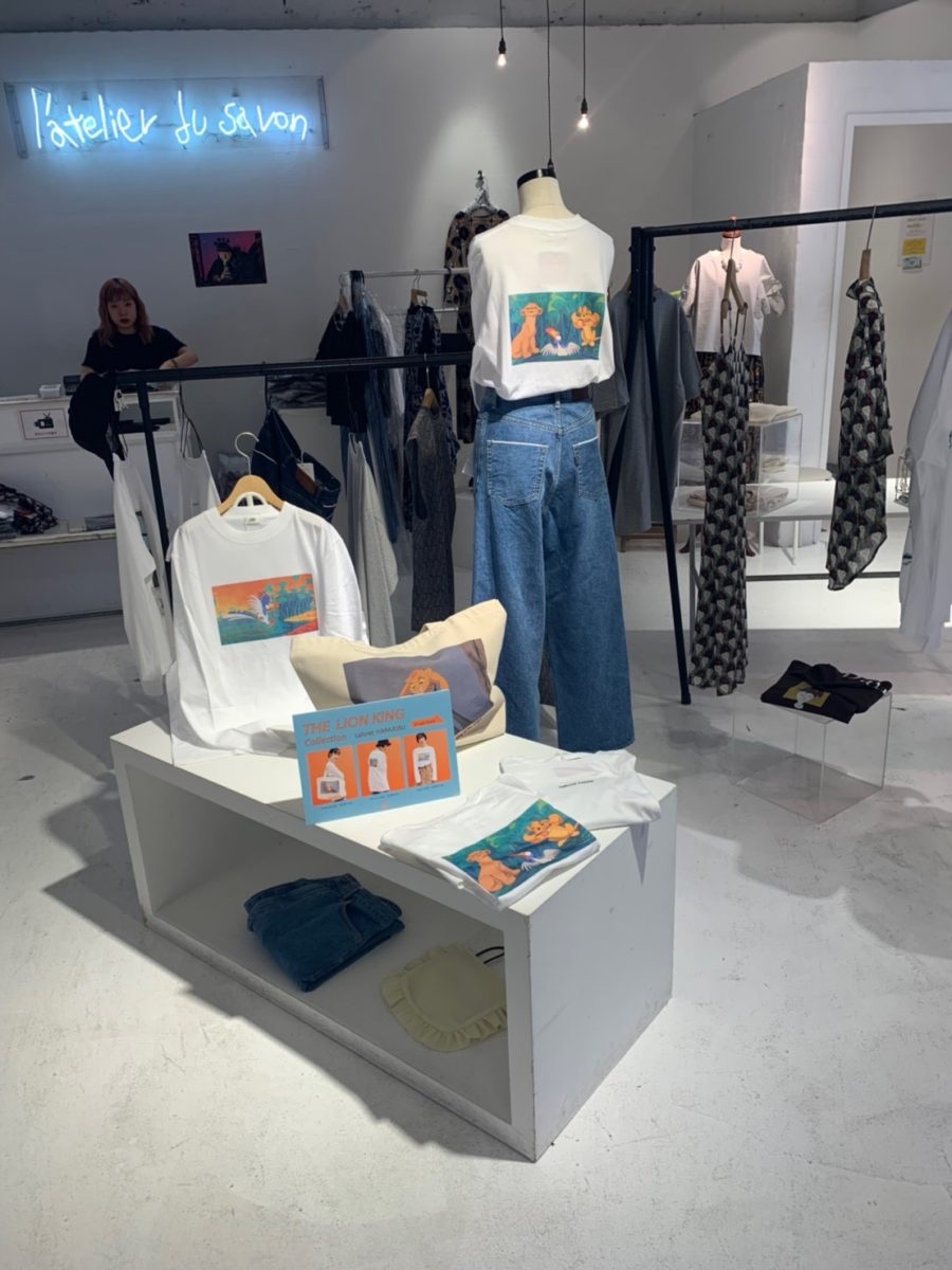 l’atelier du savonディスプレイ