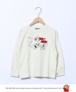 「トムとジェリー」刺繍ロングスリーブTシャツ2