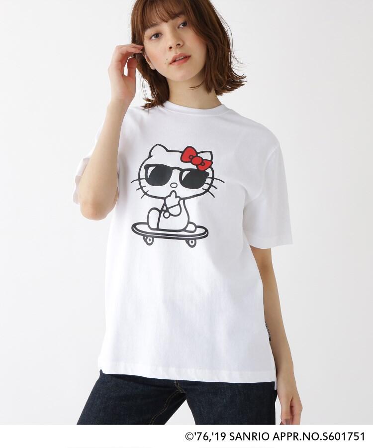 サングラスプリント 半袖 Tシャツ