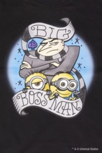 ”MINION”I♡GRU KIDS Tee　BLK2