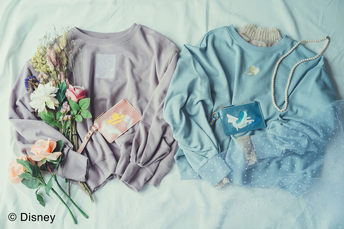 ディズニープリンセス/ボリューム袖裏毛トップス