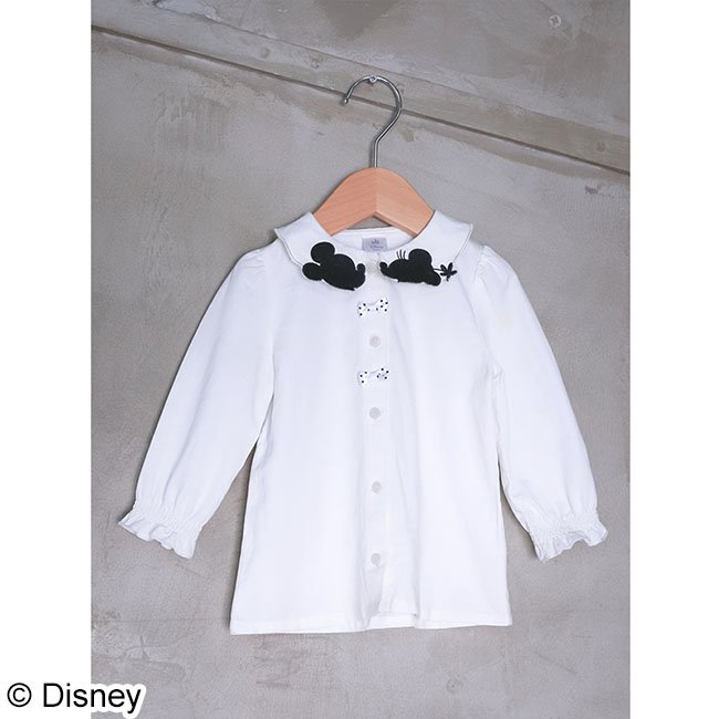 衿刺繍ブラウス