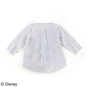 プリント 先染めストライプシャツ2