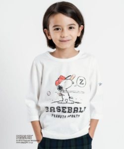 スヌーピー 7分袖 TEE１０