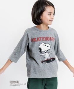 スヌーピー 7分袖 TEE１１