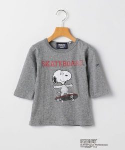 スヌーピー 7分袖 TEE４