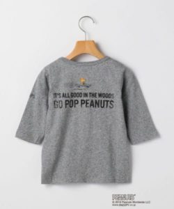 スヌーピー 7分袖 TEE７