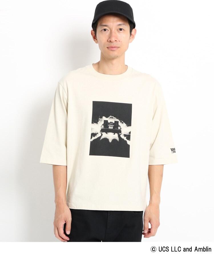 デロリアン5分袖Tシャツ2