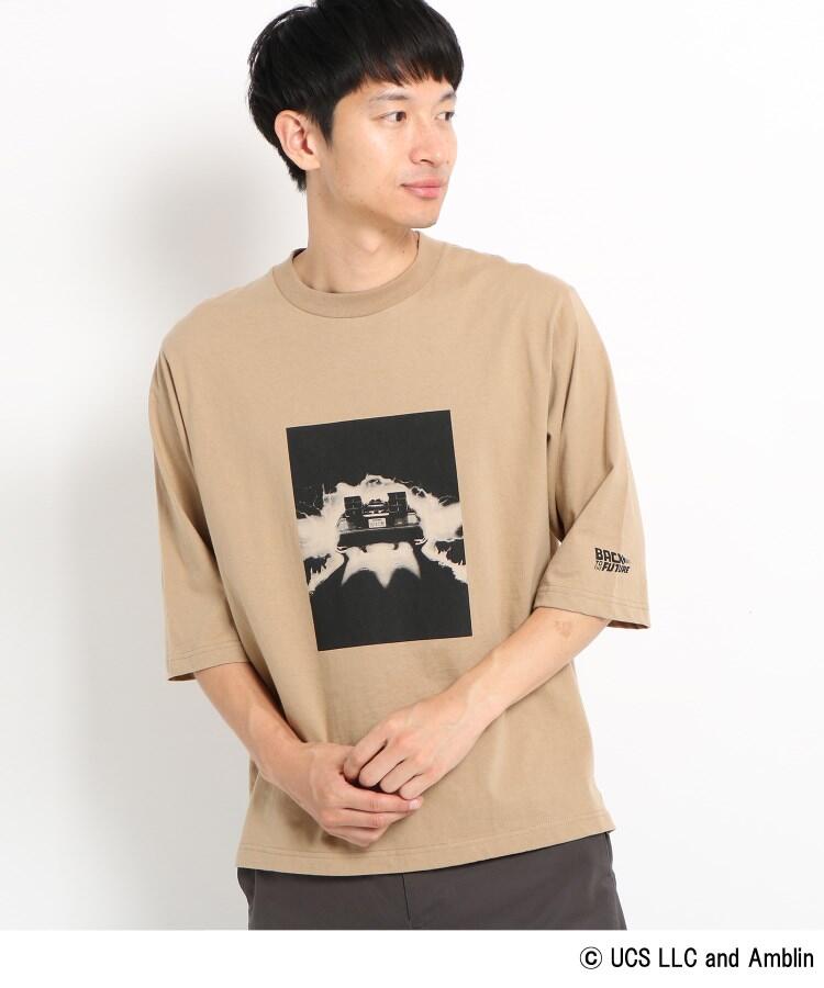 デロリアン5分袖Tシャツ
