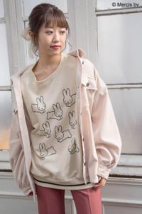 ブルーナうさぎスウェット６