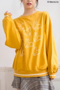 ブルーナうさぎスウェット３