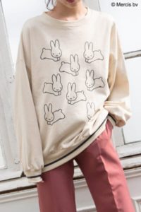 ブルーナうさぎスウェット２