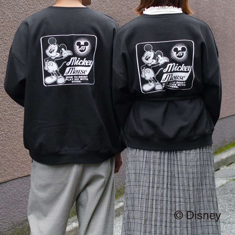 ミッキーマウス/ウラキモウプリントスウェット４