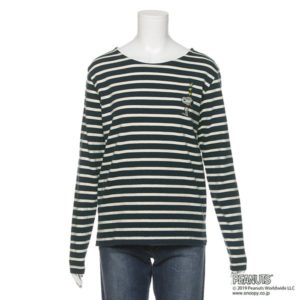 スヌーピー刺しゅうボーダーTシャツ３