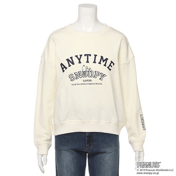 裏毛 カレッジロゴトレーナー