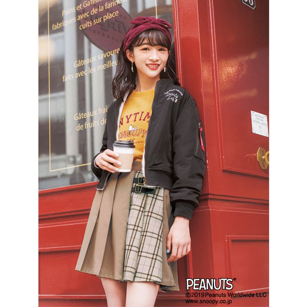 スヌーピーリバーシブルMA-1