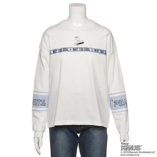 袖切替ラインTシャツ