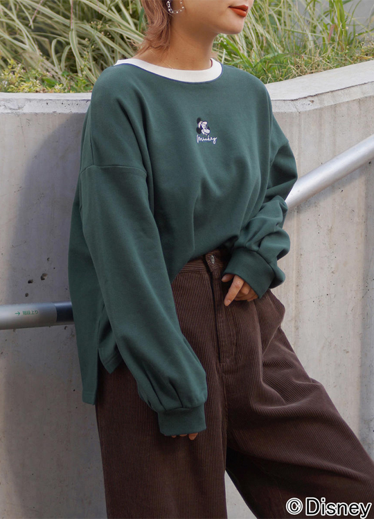 裏毛プルオーバー