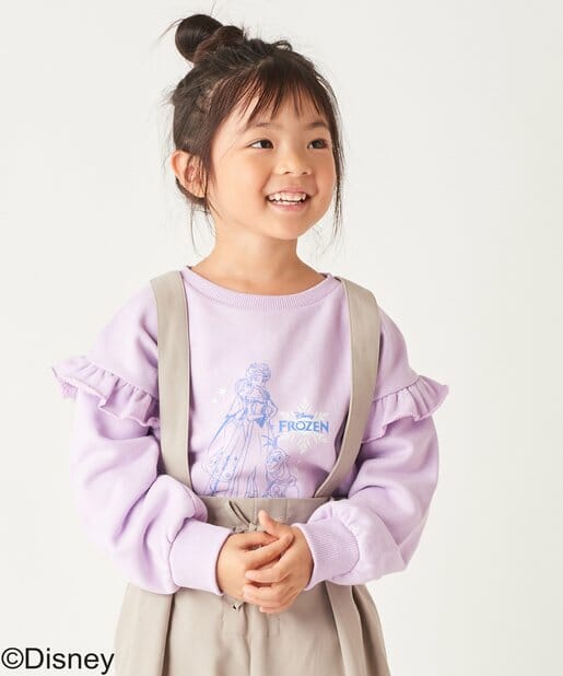 【アナと雪の女王】袖フリルプルオーバー／Disney（ディズニー）２