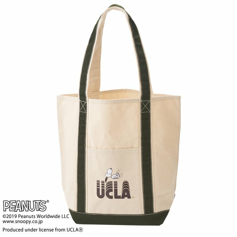 PEANUTS×UCLA トートバッグ グリーン