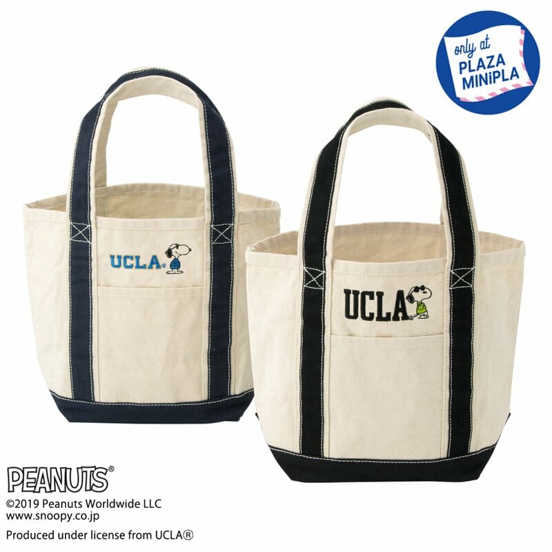 PEANUTS×UCLA スヌーピー 刺しゅうバッグ