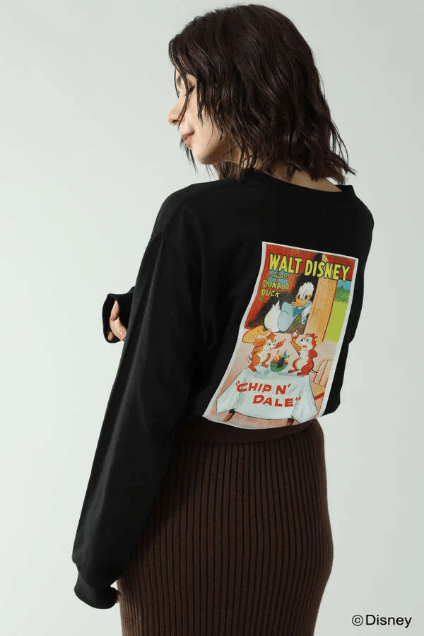 ディズニーキャラクタープリントTシャツ